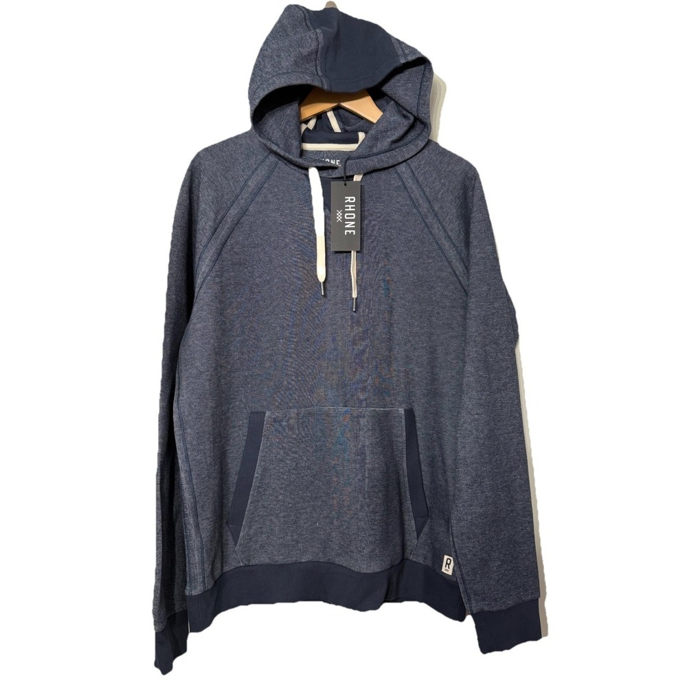 Rhone Men's Heritage Midweight Hoodie Navy Heather Size M New With Tags